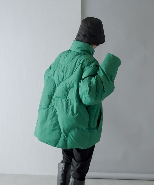 PUMA(プーマ)の「【PUMA×PAM(プーマ×パム)】 PUFFER JACKET(その他アウター・レディース・グリーン/バイオレット・MEDIUM)」の9枚目の写真