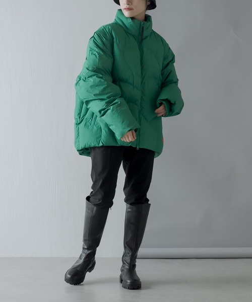 PUMA(プーマ)の「【PUMA×PAM(プーマ×パム)】 PUFFER JACKET(その他アウター・レディース・グリーン/バイオレット・MEDIUM)」の11枚目の写真
