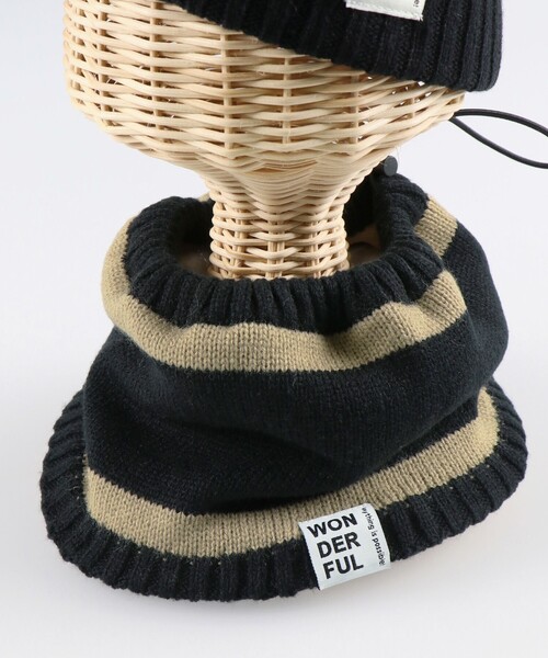 BRANSHES（ブランシェス）の「ネックウォーマー（ネックウォーマー/スヌード・キッズ・ベージュ/ブラック・FREE）」の15枚目の写真