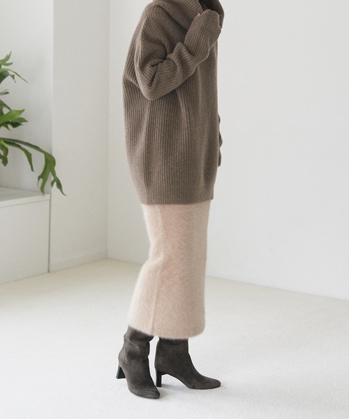 LE TALON（ルタロン）の「TAEKO HIGASHIHARA×GRISE 6.5cmストレートロングブーツ（ブーツ・レディース・カーキ/ブラック/ブラック×ブラック/オリーブ・X-LARGE/LARGE/MEDIUM/SMALL/X-SMALL）」の10枚目の写真