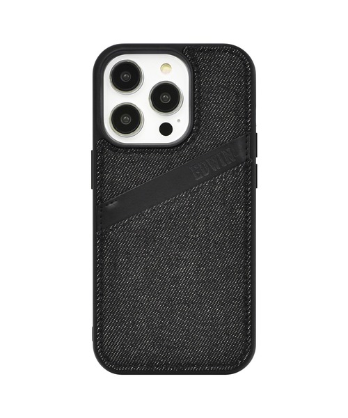 iPhone14 iPhone14Pro iPhone13 カード収納付き 背面デニムケース