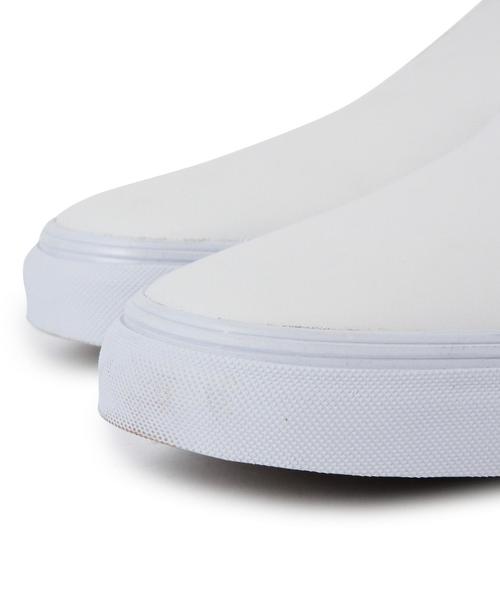 VANS（バンズ）の「＜VANS＞ VLT LTHR SLIP-ON/スニーカー（スリッポン・メンズ・ブラック/ホワイト・10/8h/9h/9/8/7h）」の7枚目の写真