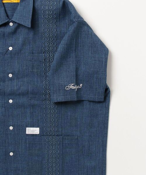 もうこれ以上は！】FAT CANSECO キューバシャツ 【美品】 もうこれ以上