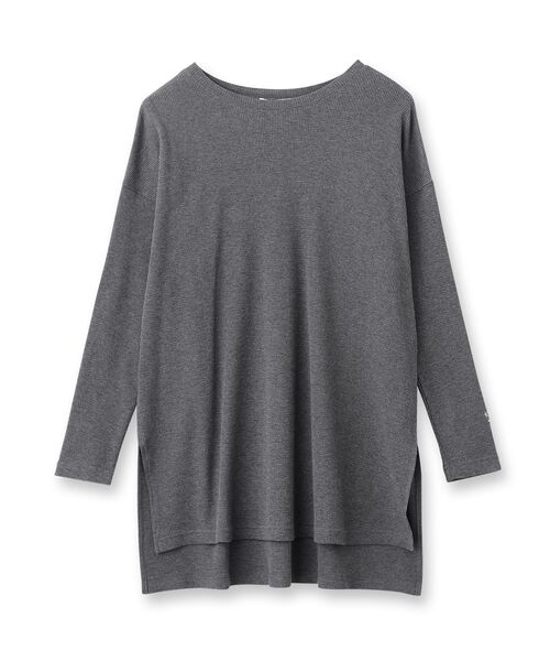 INDIVI（インディヴィ）の「【LIFE/SETUP可能】ワッフルプルオーバー（Tシャツ/カットソー・レディース・チャコール/ライトグレー系8・34/38）」の20枚目の写真