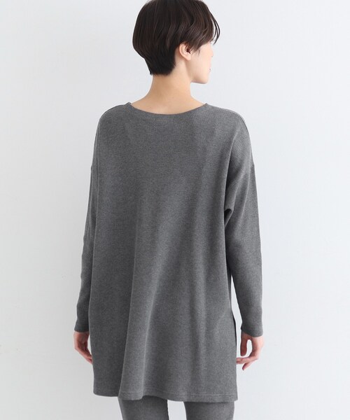 INDIVI（インディヴィ）の「【LIFE/SETUP可能】ワッフルプルオーバー（Tシャツ/カットソー・レディース・チャコール/ライトグレー系8・34/38）」の17枚目の写真