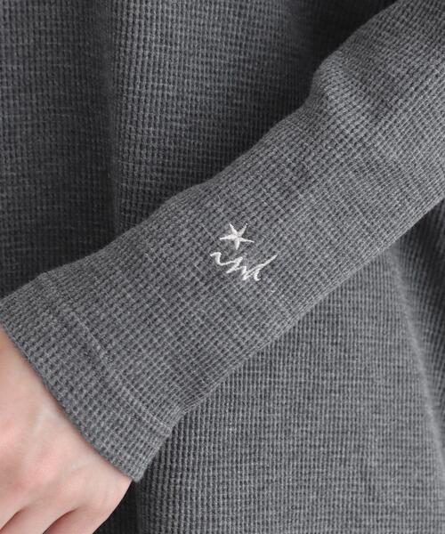 INDIVI（インディヴィ）の「【LIFE/SETUP可能】ワッフルプルオーバー（Tシャツ/カットソー・レディース・チャコール/ライトグレー系8・34/38）」の14枚目の写真