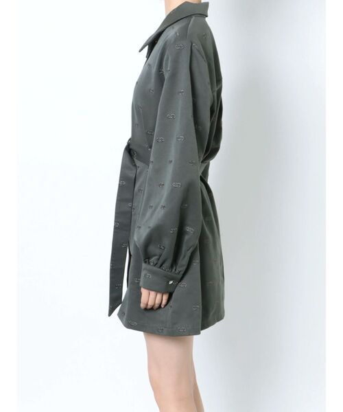 EMODA（エモダ）の「2WAYベルトシャツワンピース（ワンピース・レディース・グレー/ブルー/ベージュ・FREE）」の21枚目の写真