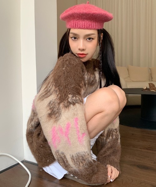 DIAVEL（ディアベル）の「ロゴミックスジャガードニット（ニット/セーター・レディース・グレー/モカ・M）」の14枚目の写真