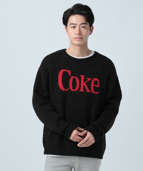 Coca Cola（コカコーラ）の「【ｺｶ・ｺｰﾗ】別注ニットプルオーバー