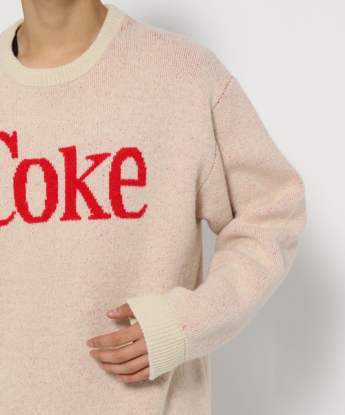 Coca Cola（コカコーラ）の「【ｺｶ・ｺｰﾗ】別注ニットプルオーバー