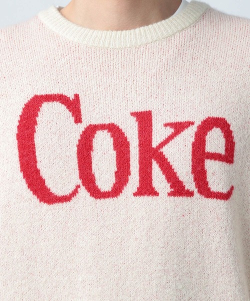 レア！？　サイズ表記無し　約M CocaCola コカコーラ ニット セーター レア！？ サイズ表記無し 約M CocaCola コカコーラ ニット セーターの