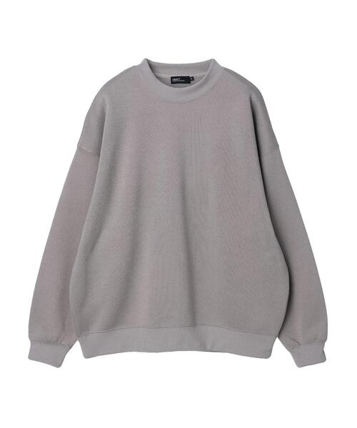 CRAFT STANDARD BOUTIQUE（クラフトスタンダードブティック）の「ニットフリーススウェット（ニット/セーター・メンズ・チャコールグレー/アイボリー/グレイッシュベージュ/ブラック・M/L）」の21枚目の写真