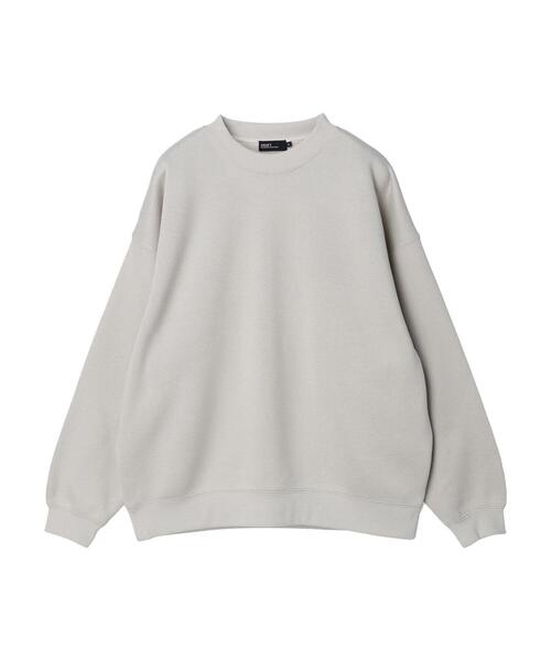 CRAFT STANDARD BOUTIQUE（クラフトスタンダードブティック）の「ニットフリーススウェット（ニット/セーター・メンズ・チャコールグレー/アイボリー/グレイッシュベージュ/ブラック・M/L）」の2枚目の写真