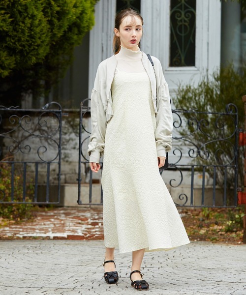 archives（アルシーヴ）の「袖ギャザーＭＡ－１（MA-1・レディース・アイボリー/グレイッシュベージュ/ブラック・MEDIUM）」の12枚目の写真