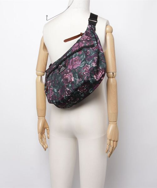 GREGORY SATCHEL サッチェルM ブラックタペストリー GREGORY グレゴリー ショルダーバッグ メンズ レディース