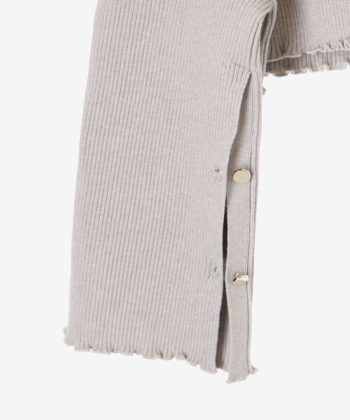 MAJESTIC LEGON（マジェスティックレゴン）の「プレートカーデsetニットワンピ（ワンピース・レディース・ブルー/ライトグレー/ベージュ・MEDIUM）」の12枚目の写真