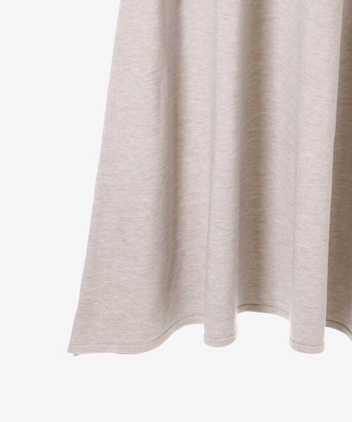 MAJESTIC LEGON（マジェスティックレゴン）の「プレートカーデsetニットワンピ（ワンピース・レディース・ブルー/ライトグレー/ベージュ・MEDIUM）」の5枚目の写真