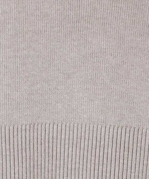 MAJESTIC LEGON（マジェスティックレゴン）の「プレートカーデsetニットワンピ（ワンピース・レディース・ブルー/ライトグレー/ベージュ・MEDIUM）」の4枚目の写真