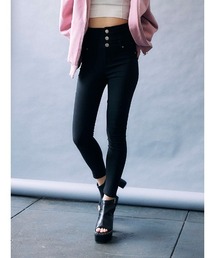 ENVYM | ハイウエストボタンジェギンス(その他パンツ)