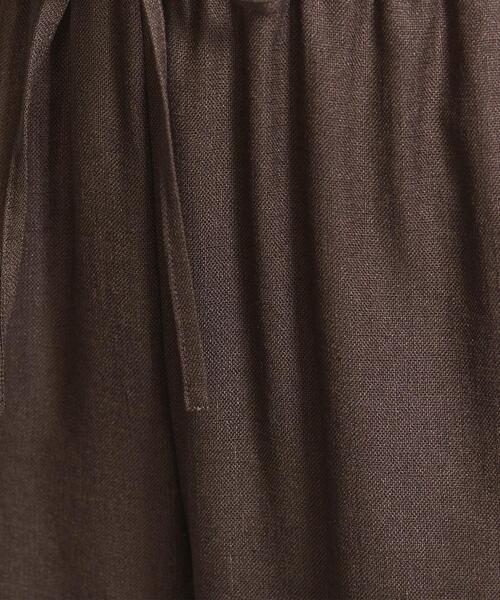 BEAUTY&YOUTH UNITED ARROWS（ビューティーアンドユースユナイテッドアローズ）の「リネンライク ドローストイージーパンツ　-ウォッシャブル-（その他パンツ・レディース・イエロー/ナチュラル/コバルトブルー/ピンク/ブラック/ケリー/ダークブラウン・S/L/XS/M）」の9枚目の写真