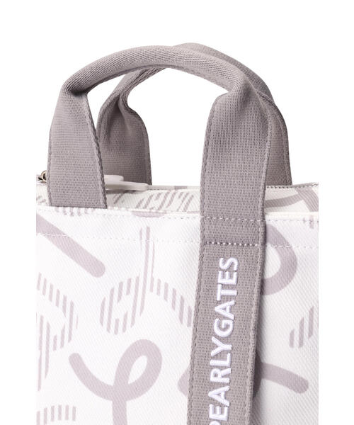 PEARLY GATES】モヤモヤ柄 カートバッグ ＜もやっとロゴ＞ (UNISEX)