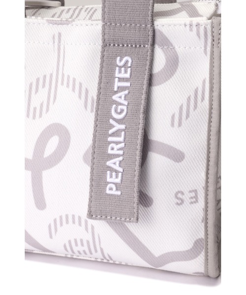 PEARLY GATES】モヤモヤ柄 カートバッグ ＜もやっとロゴ＞ (UNISEX