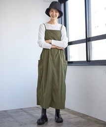 LEPSIM | ナイロンミリタリーキャミワンピース　188215(ワンピース)