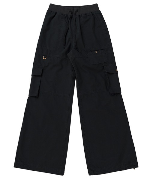 runningHIGH（ランニングハイ）の「【RUNNING HIGH 】リップストップ バンディング カーゴパンツ / 23SS_RIPSTOP BANDING CARGO PANTS（カーゴパンツ・レディース・ピンク/カモフラージュ/ブラック・SMALL/MEDIUM）」の8枚目の写真