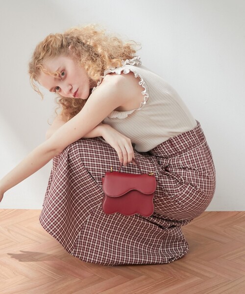 DEICY（デイシー）の「リブフリルレースアップカットソー（Tシャツ/カットソー・レディース・オフホワイト/ピンク・FREE）」の16枚目の写真