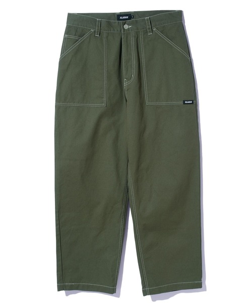 XLARGE（エクストララージ）の「STITCHED BAKER WORK PANTS（その他パンツ・メンズ・ブラック/オリーブ/ブルー・30inch/32inch/34inch/36inch）」の2枚目の写真