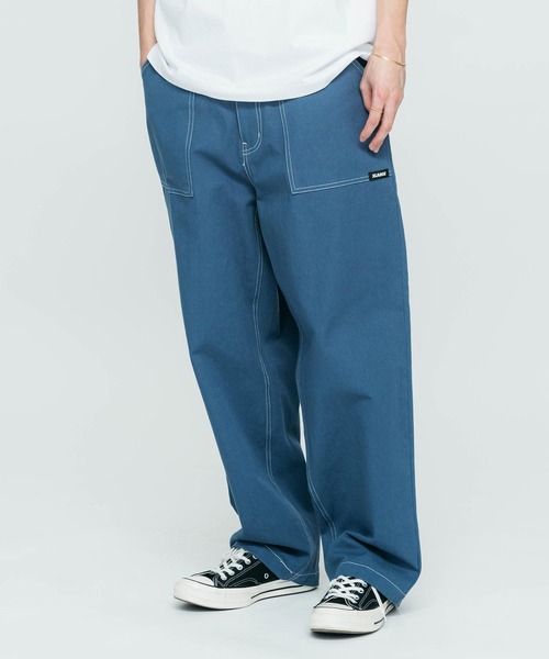 XLARGE（エクストララージ）の「STITCHED BAKER WORK PANTS（その他パンツ・メンズ・ブラック/オリーブ/ブルー・30inch/32inch/34inch/36inch）」の9枚目の写真