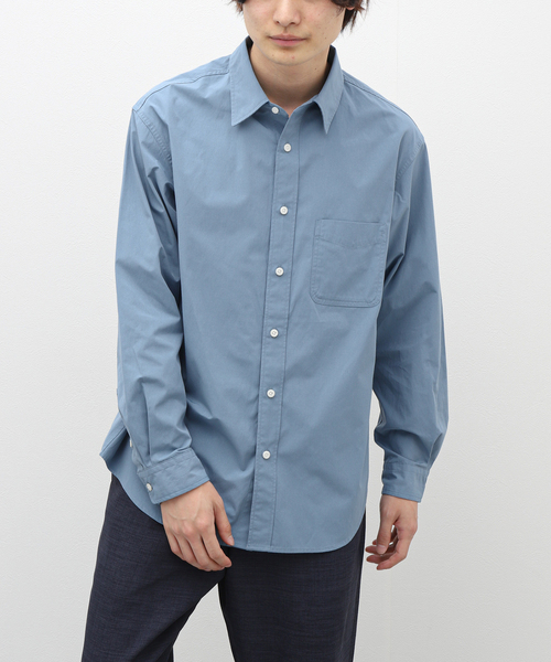 B.C STOCK（ベーセーストック）の「TC DUMP オーバーサイズシャツ（シャツ/ブラウス・メンズ・ブルー系その他/イエロー/ホワイト/グリーン・MEDIUM/LARGE）」の4枚目の写真