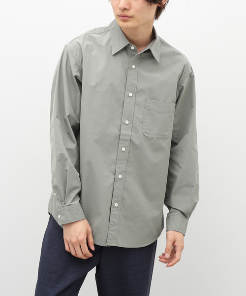 B.C STOCK（ベーセーストック）の「TC DUMP オーバーサイズシャツ（シャツ/ブラウス・メンズ・ブルー系その他/イエロー/ホワイト/グリーン・MEDIUM/LARGE）」の3枚目の写真