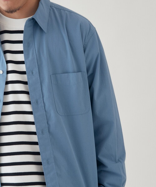 B.C STOCK（ベーセーストック）の「TC DUMP オーバーサイズシャツ（シャツ/ブラウス・メンズ・ブルー系その他/イエロー/ホワイト/グリーン・MEDIUM/LARGE）」の17枚目の写真