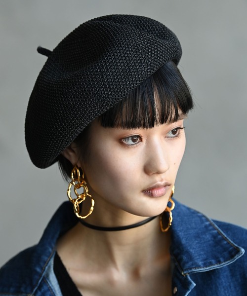 ほぼ新品funda mine（ファンダマイン） funda mine 【通気性抜群】ペーパーベレー帽（ハンチング/ベレー