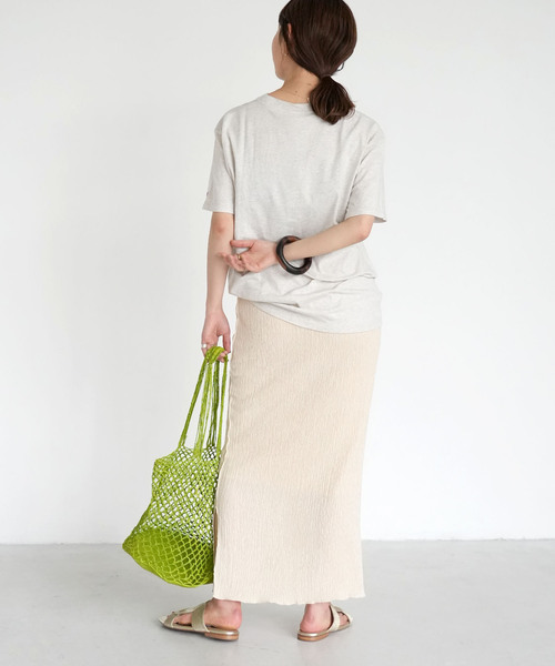 SLOBE IENA(スローブイエナ)の「【Champion / チャンピオン】SLOBE別注ロゴTシャツ(Tシャツ/カットソー・レディース・パープル/ホワイト系その他/ホワイト/ベージュ/ネイビー/ブラック/カーキ/アイボリー・FREE)」の20枚目の写真