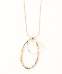 AVALON(U.Q)（アバロン）の「バイカラーデザインリング2トップネックレス（ネックレス）」