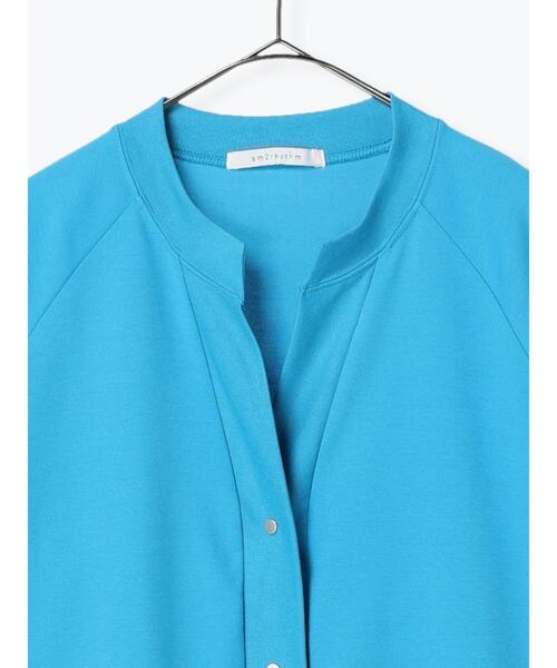 sm2rhythm(サマンサモスモスリズム)の「カットソーカーディガン(カーディガン/ボレロ・レディース・オレンジ/ブルー/キナリ・フリ-)」の9枚目の写真