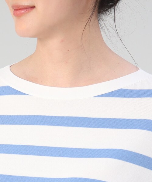 UNTITLED（アンタイトル）の「◆【さらりと着られる／ゆる感ニット】ボリュームニュアンスフォルムニット（ニット/セーター・レディース・ブラック/ブルー系2/ブラック系2/ホワイト/グレー系・48/02/44/00/04）」の10枚目の写真