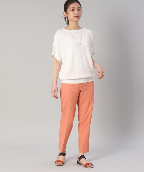 UNTITLED（アンタイトル）の「◆【さらりと着られる／ゆる感ニット】ボリュームニュアンスフォルムニット（ニット/セーター・レディース・ブラック/ブルー系2/ブラック系2/ホワイト/グレー系・48/02/44/00/04）」の17枚目の写真