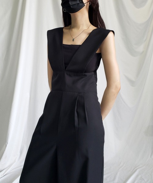 セール】ウエストマークフレンチスリーブハイウエストタック