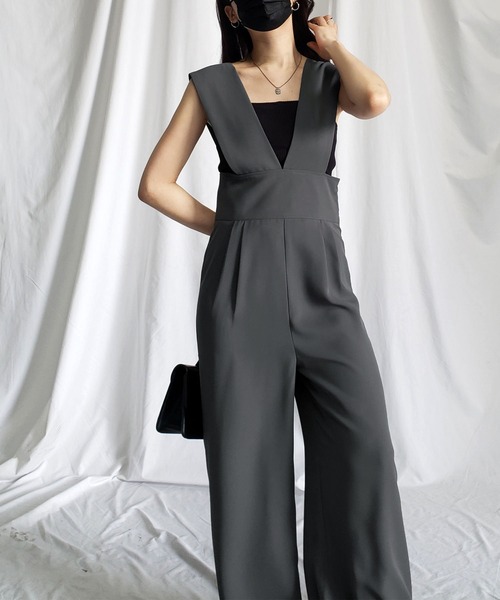 セール】ウエストマークフレンチスリーブハイウエストタック