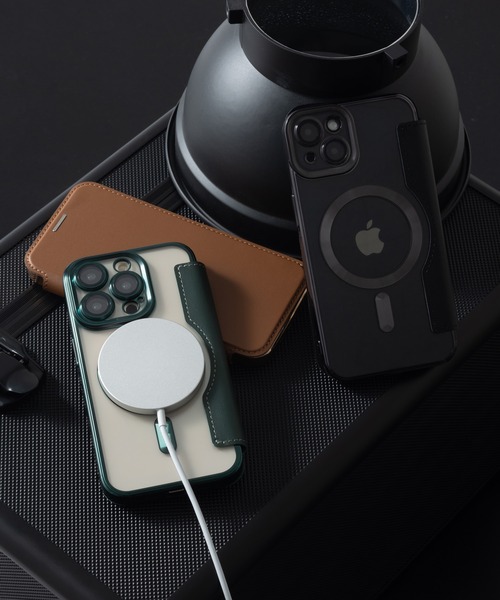 emonique(エモニーク)の「magsafe搭載 PUレザー iPhone 手帳型スマホケース カバー【11/12/13/13pro/14/14pro/15/15pro/16/16pro/16e/17/17pro/17e/Air対応】(スマホケース/カバー・レディース・グリーン/ブラウン/ブラック/オレンジ・iPhone 11/iPhone 12/iPhone 13/iPhone 13 Pro/iPhone 14/iPhone 14 Pro/iPhone 15/iPhone 15 Pro/iPhone 16 Pro/iPhone 16/iPhone 16e/iPhone 17/iPhone Air/iPhone 17 Pro)」の5枚目の写真