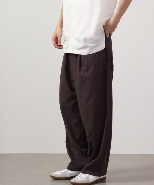 SUGGESTION(サジェッション)の「SUGGESTION 麻混バルーンパンツ(その他パンツ・メンズ・ブラウン/グリーン/アイボリー/チャコール・L/M)」の16枚目の写真