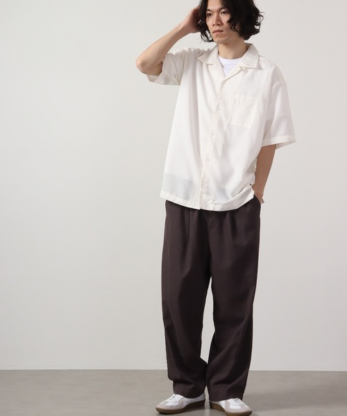 SUGGESTION(サジェッション)の「SUGGESTION 麻混バルーンパンツ(その他パンツ・メンズ・ブラウン/グリーン/アイボリー/チャコール・L/M)」の22枚目の写真