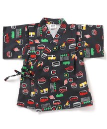 BREEZE | 【すっぽり着られる/8柄展開】総柄いろいろ甚平(浴衣)