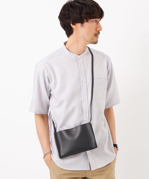 green label relaxing（グリーンレーベルリラクシング）の「GLR PVC ショルダーバッグ ヨコ（ショルダーバッグ・メンズ・ダークグレー/ブラック・FREE）」の19枚目の写真