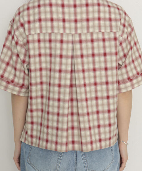 onulsoha(オヌルソハ)の「チェックダブルジャケットブラウス(シャツ/ブラウス・レディース・ブラウン系その他/パープル系その他/イエロー系その他・38)」の10枚目の写真