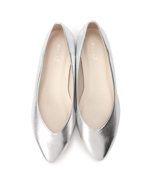 grove（グローブ）の「【防水仕様／晴雨兼用】雨の日にも晴れの日にも！やわここち（R）レインパンプス（日本製）（その他シューズ・レディース・ブラック/シルバー/ベージュ系その他3/チャコール・25/30/35/40/45/50）」の9枚目の写真