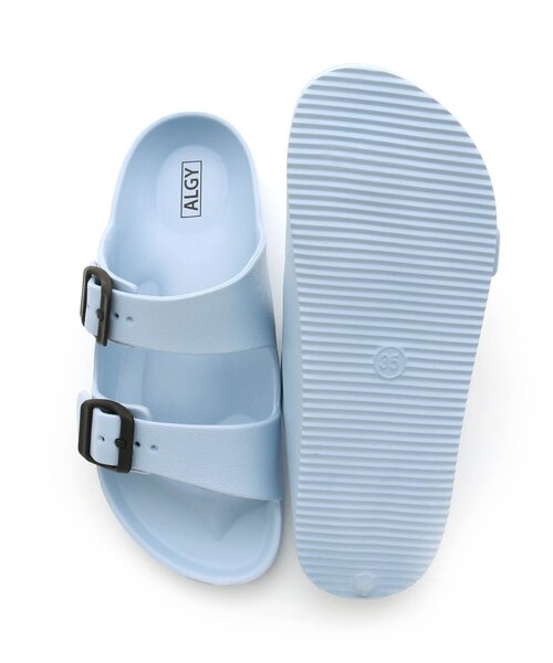 algy（アルジー）の「ダブルベルトサンダルA（サンダル・キッズ・ブラック/サックスブルー・24/20/22）」の9枚目の写真